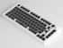 AKKO Gaming tastatura 5075B Via Barebone 75% ANSI 6925758632928, Moon White