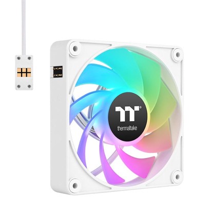 THERMALTAKE Ventilatori CT120 EX Reverse ARGB Sync 3 Fan Pack, 120mm, bijeli