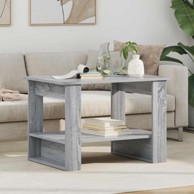 Stolić za kavu od konstruiranog drva 72 x 50 x 50 cm, siva sonoma