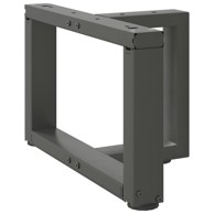 Noge stolića za kavu T-oblika 2 kom antracit 50x25x(30-31) cm