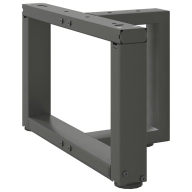 Noge stolića za kavu T-oblika 2 kom antracit 50x25x(30-31) cm