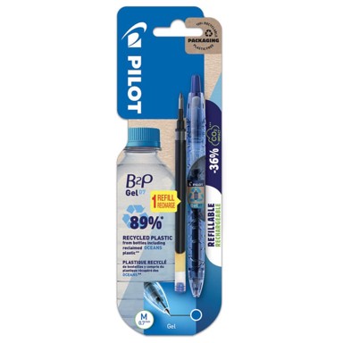 PILOT Roler gel 0,7mm Bottle to pen Begreen BL-B2P-7-BG plavi + refil blister