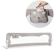 NUKIDO Zaštitna ogradica za krevet, 150 x 42 x 35 cm, siva