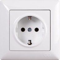 EXTEH Utičnica podžbukna dvostruka 2P+PE VISAGE krem 16A-250V