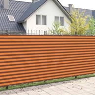 Balkonski paravan 800 x 180 cm tkanina s PU premazom, narančasta i smeđa