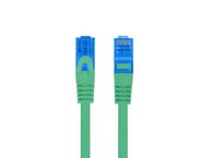 LANBERG Patchcord S/FTP kat6 A 3 m LSZH CCA fluke passed zelene boje