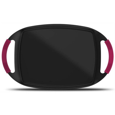 TAURUS Roštilj 980930000, 47×29 cm, aluminij, crna, roza