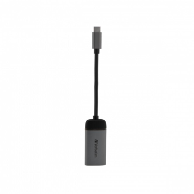 VERBATIM Adapter kabel USB-C na HDMI 0,1 m, crni/srebrni