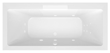 POLYSAN Hidromasažna kada, Cascata, 185x85x45 cm, bijela kaskada, Attraction Hydro