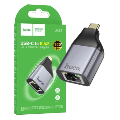 HOCO Adapter USB type C na LAN UA35
