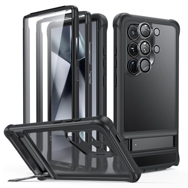 ESR Maska Armor Tough Kickstand HaloLock + Zaštita zaslona za Samsung Galaxy S24 Ultra, frosted black