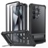 ESR Maska Armor Tough Kickstand HaloLock + Zaštita zaslona za Samsung Galaxy S24 Ultra, frosted black