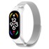 B-STRAP Milanese remen za Xiaomi Mi Band 7, silver