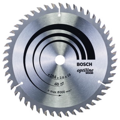 BOSCH List kružne pile Optiline Wood, za ručne pile