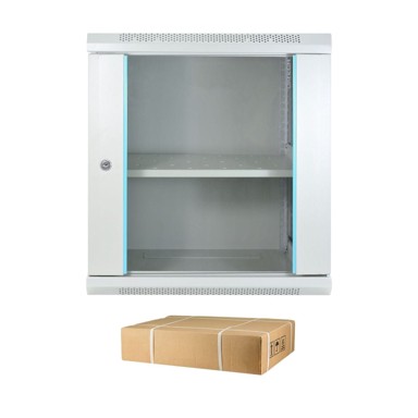 DATECH Zidni ormar 18U 901 600x450 + polica DP.6418.9000, sivi