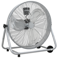 Ventilator s kotačima, 64 cm, srebrna