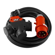 Produžni kabel 50 m 16 A/5P razdjeljnik za 3 utičnice 230 V tip e IP44