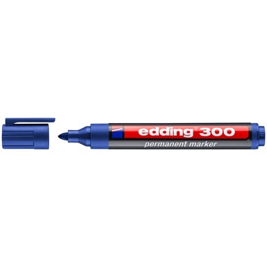 EDDING Marker trajni, 1,5-3 mm, 300, plavi