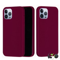 HQ Premium Quality Protuklizna silikonska maskica za iPhone 16 Pro Max Mat Bordo crvena