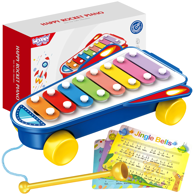 WOOPIE TOYS Činele raketa u plavoj, 18+ mjeseci