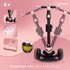SUNBABY Dječji romobil Flash 3u1, roza