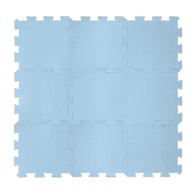 ZOPA puzzle podloga od pjene 30 x 30 cm (9 kom.) Floral, plavo
