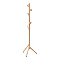 KAVE HOME Vješalica od masivne bukve u prirodnoj boji 46 x 170 cm Nadue
