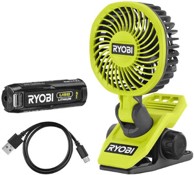 RYOBI Akumulatorski ventilator 4V, baterija 2.0Ah