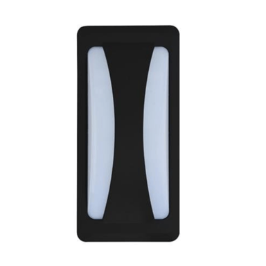 Zidna svjetiljka, Susam, LED, 12W, 4000K, IP65, crna