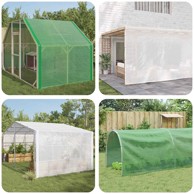 Cerada s rupama 3 x 6 m 260 gsm PE, zelena