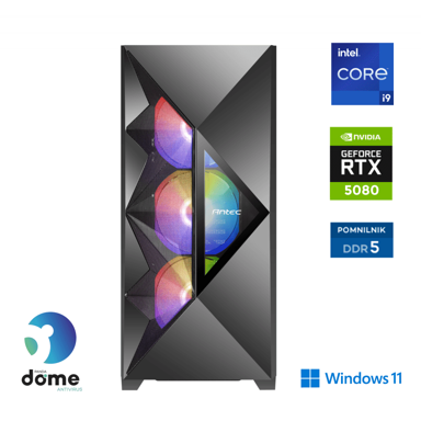ANNI Stolno računalo Gamer Elite / Intel Core i9-14900KF, 64 GB, 2 TB SSD, NVIDIA GeForce RTX 5080, Windows 11 Home