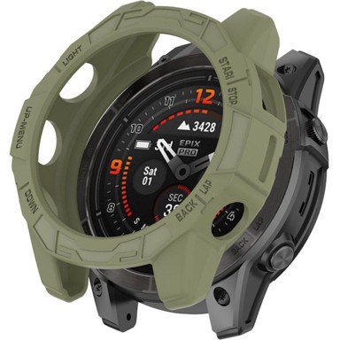 GS Zaštitna maskica za Garmin Fenix 7X/7X Pro/Epix Pro Gen 2, 51 mm, zelena