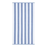 BIANCA Bijeli/plavi pamučan ručnik 90x140 cm Stripe Jacquard