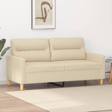Dvosjed od tkanine krem 140 cm