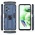 Futrola za Xiaomi Redmi Note 12 5G / Xiaomi Poco X5 5G, oklopljena sa stalkom i zaštitom za kameru, plava