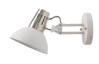 GTV-DECOR Zidna svjetiljka Artemia, LED, E27, IP20, bijela