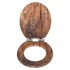 WENKO WC daska s automatskim zatvaranjem 37 x 43 cm Rustic