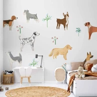 Foto tapeta Psići, nježna ilustracija za djecu, 350x256 cm, vodootporna