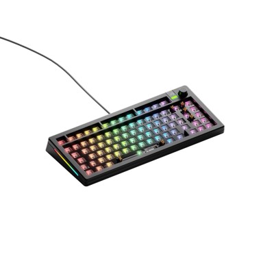 GLORIOUS Gaming tipkovnica GMMK 3 75% Barebones, USB Type-C, crna