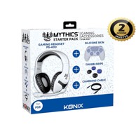 KONIX PlayStation starter set Mythics, slušalice s mikrofonom, palčani nasloni, kabel A-C, silikonska zaštita