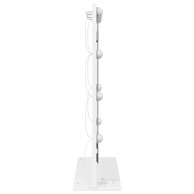 Ogledalo s LED svjetlima 70x50x18 cm, bijelo