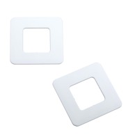 RATKOM Zaštitni okvir za prekidače bijeli 2/1