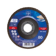 LUX TOOLS Brusna ploča, lamelirana, 115mm, K80