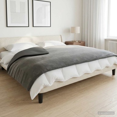 Težak pokrivač, 138 × 200 cm, 10 kg, 100% pamuk, 205T, antracit