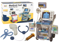 Dječji set, mali doktor, stetoskop, plavi