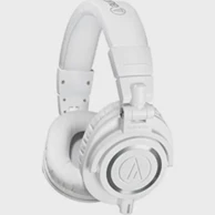 AUDIO TECHNICA Slušalice ATH-M50Xwhite, naglavne, profesionalne, bijele/crne