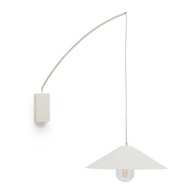 KAVE HOME Krem zidna lampa ø 35 cm Kally 