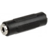 INLINE Audio adapter 3,5 mm ženski na 3,5 mm, crni