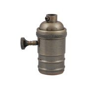 Vintage Grlo E27 sa prekidačem, mjedeno