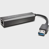 KENSINGTON USB adapter K33981WW, USB 3.0 na Gigabit Ethernet, crni